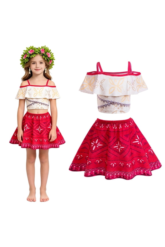 Girls Princess Swimwear Adventure Bathing Suit Tankini Swimsuit