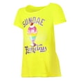 thumbnail image 1 of Girls Printed Short Sleeve Ruffle Shirttail T-shirt, 1 of 3