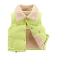 thumbnail image 1 of Girls Puffer Vest Boys Vest Light Weight Down Vest with Button Down Sleeveless Jacket Kids Winter Jacket 3-4 Years, 1 of 3