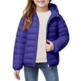 thumbnail image 1 of Girls Puffer Vest, Quilted Sleeveless Jacket with a Fuzzy Lining, Warm and Cute Layer for Fall and Winter Play, School Recess, and Outdoor Activities,Navy,150, 1 of 3