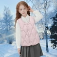 thumbnail image 1 of Girls Puffer Vest Sleeveless Jacket Lightweight Outerwear Vests Kids Winter Clothes Girls Vests 7-8years, 1 of 8