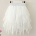 thumbnail image 1 of Girls' Puffy Mesh Skirt Elastic Waist Skirt for Girls 2-13Y, 1 of 6