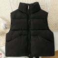 thumbnail image 1 of Girls Puffy Vest Sleeveless Lightweight Outerwear Vests Teen Winter Clothes Kids Vest Girls 10-11 Years, 1 of 3