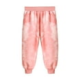 thumbnail image 1 of Girls' Pull-On Pant New Sweatpants for Toddler Girls Fashion Tie-Dyed Girls Athletic Joggers Elastic Waist Pockets Children's Casual Sweatpants Size 5 Years, 1 of 3
