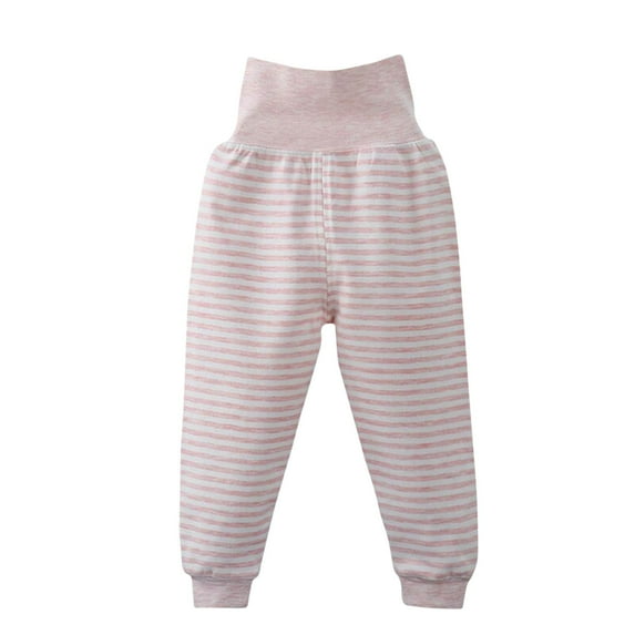 Girls Pull On Skinny Fitted Stretch Pants Full Length Pants Child's Summer Boys and Girls Baby Botton Pants Denim Cute Trousers Pinks 9 Months