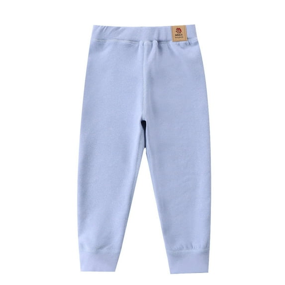 Girls Pull on Skinny Fitted Stretch Pants New Toddler Baby Boys Girls Leggings Bottoms Pants Unisex Spring Ankle Length Tights Pants Solid Color Stretchy Legging Size 3 Years