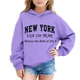 thumbnail image 1 of Girls Pullover Hoodie Soft Cozy Sweatshirt For Everyday Casual Wear And Outdoor Activities With Cute Design, 1 of 3