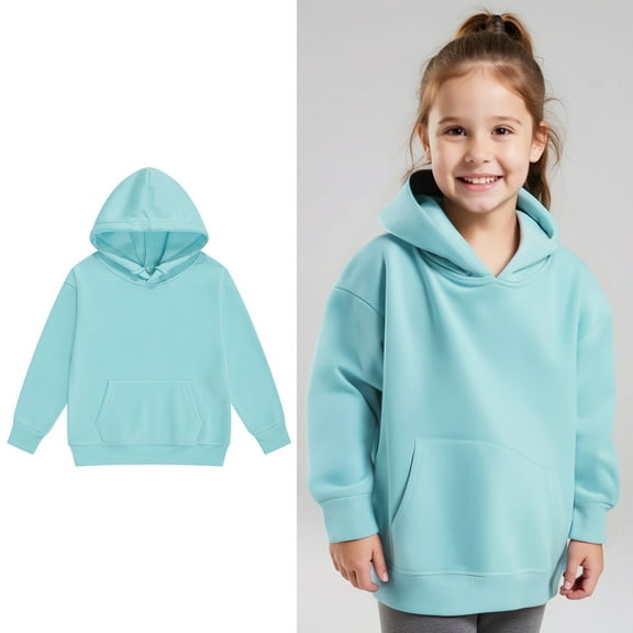 Girls Pullover Hoodie Sweatshirt For Toddlers And Kids Cozy Casual Wear