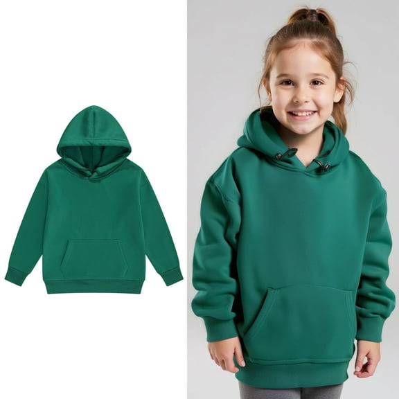 Girls Pullover Hoodie Sweatshirt For Toddlers And Kids Cozy Casual Wear