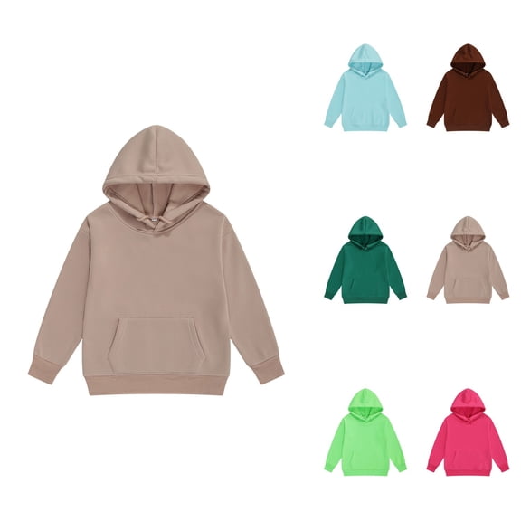 Girls Pullover Hoodie Sweatshirt for Toddlers and Kids Cozy Casual Wear