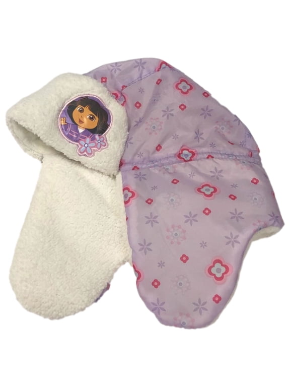 Girls Purple Dora the Explorer Trapper Hat