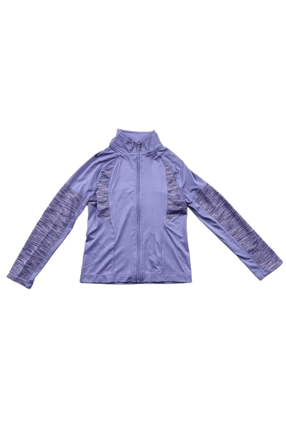 Girls Purple Long Sleeve Full Zip Track Jacket - (Fresh Lilac, S-6/6X)