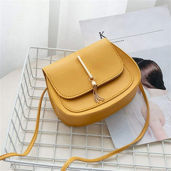 Girls Purse Leather Crossbody Bag with Tassel Mini Shoulder Purse for Girls Age 6-8 Little Girl's Purse Mini Purse for Girls 10-12 Girls Purses Age 8-10