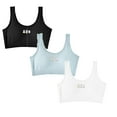 thumbnail image 1 of Girls' Racerback Sports Bra, 3-Pack, 1 of 3