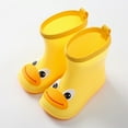 thumbnail image 1 of Girls Rain Boots Cute Cartoon Printed Toddler Waterproof Boots Toddler Boy Boots for Girls, 1 of 3