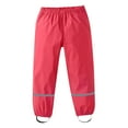 thumbnail image 1 of Girls Rain Wear Kids Trousers Dungarees Breathable Mud Pants for Children, 1 of 5