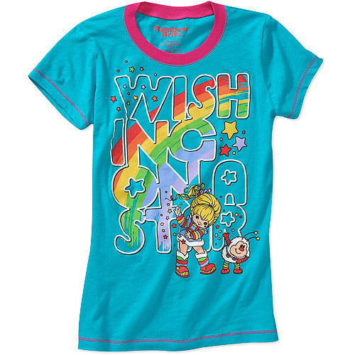 Girls' Rainbow Brite Wishing Graphic Tee - Walmart.com