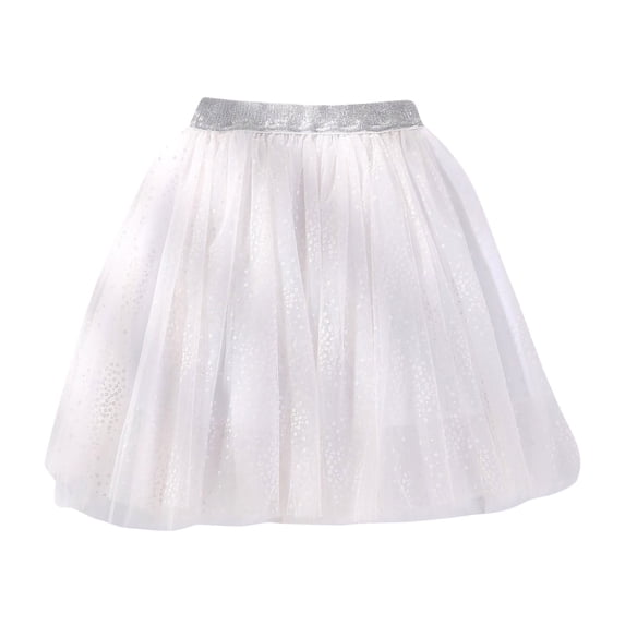 Girls Rainbow Flower Tulle Skirt Kids Ballet Floral Skirts Party Dance Skirt Skirts for Little Girls 6-7 Years