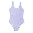 thumbnail image 1 of Girls Rash Guard Swimsuit One Piece Baby Girl Swimsuit Long Sleeve One Piece Swimwear with Easy Zipper and Ruffle Infant Bathing Suit 3-24M, 1 of 6