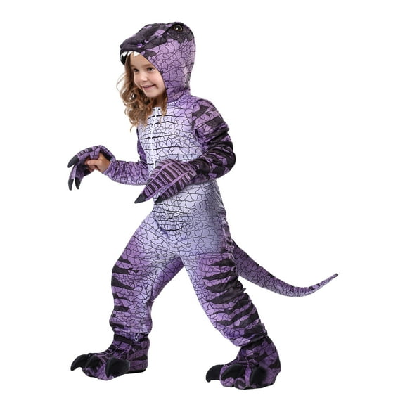 Girls Ravenous Raptor Dinosaur Costume