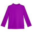 thumbnail image 1 of Girls Recycled Nylon UPF 50+ Long Sleeve Rashguard | Fuchsia, 1 of 5