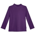 thumbnail image 1 of Girls Recycled Nylon UPF 50+ Long Sleeve Rashguard | Plum, 1 of 5