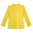 thumbnail image 1 of Girls Recycled Nylon UPF 50+ Long Sleeve Rashguard | Yellow, 1 of 5
