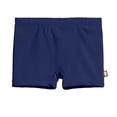 thumbnail image 1 of Girls Recycled Nylon UPF 50+ Swim Boy Shorts | Navy, 1 of 4