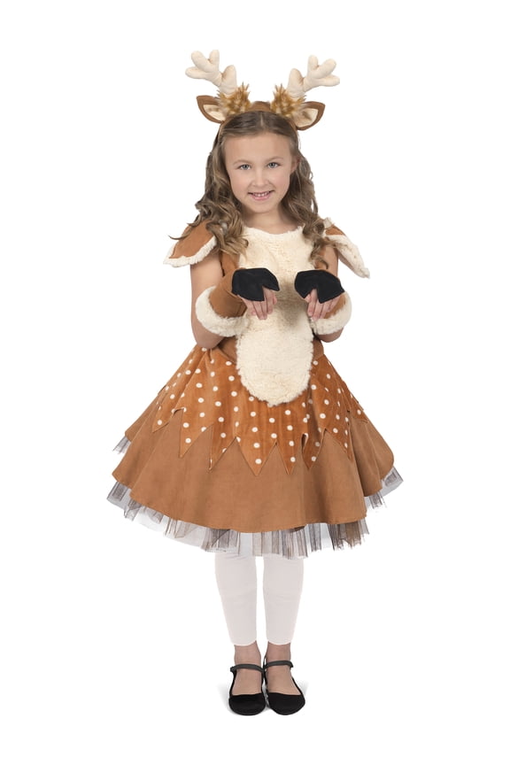 Doe the Deer Costume Dress for Kids, Girls XS