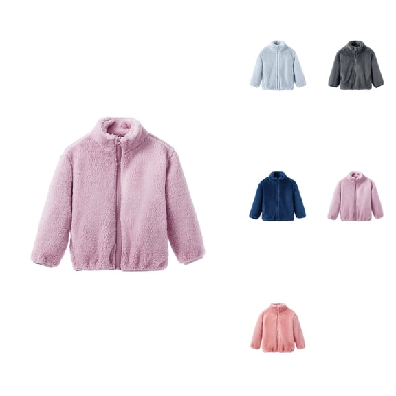 Girls Reversible & Waterproof Winter Jacket, Lined Hooded Coat, Soft Warm Insulated Parka for Toddlers and Kids, Cold Weather Outerwear