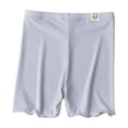thumbnail image 1 of Girls Ribbed Bike Shorts | Soft Stretch Play & Safety Shorts for Under Dresses | Kids to Big Kids 2T-13 | Light Gray,Size 9-10T, 1 of 5