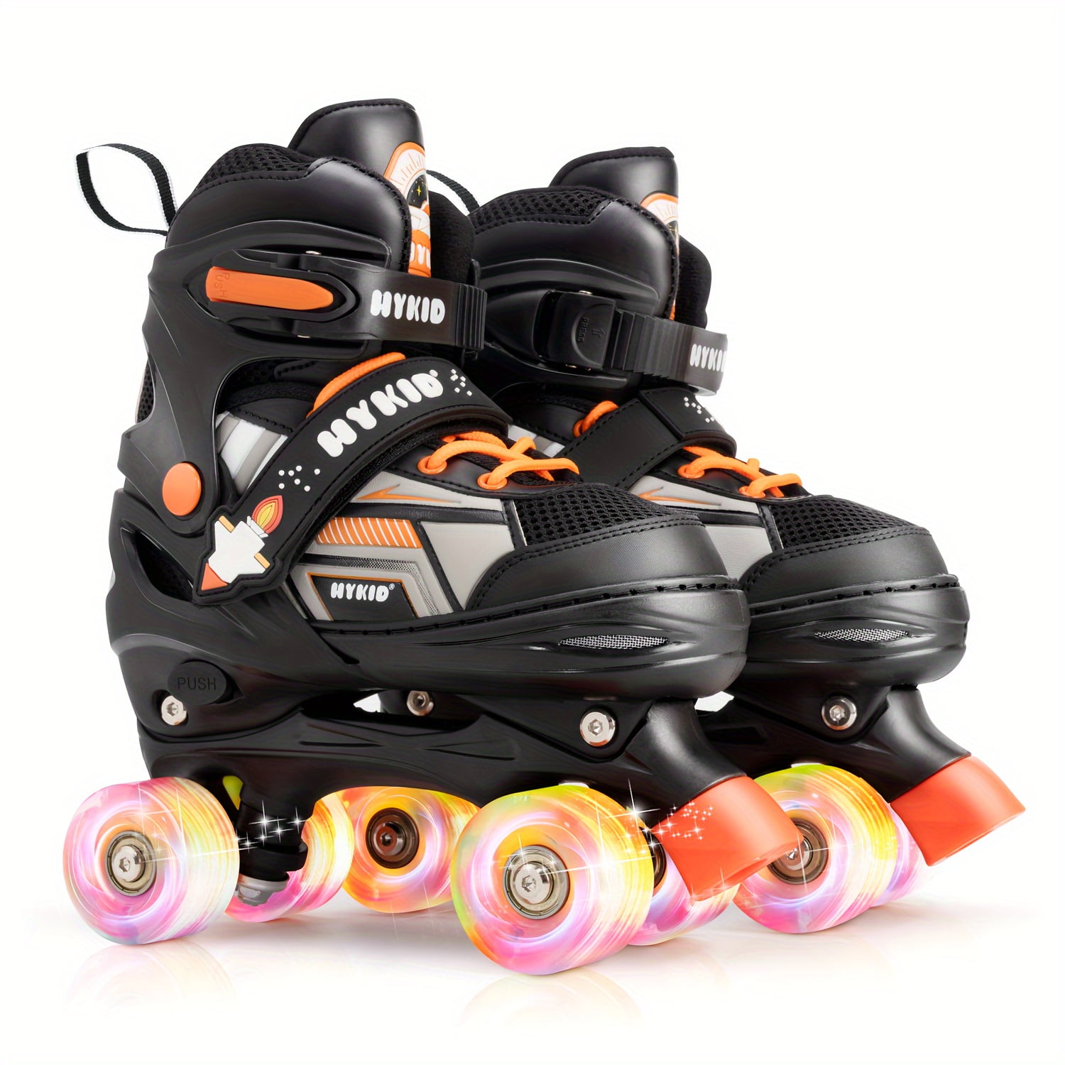 Year Old Girl Gifts Multicolor Plastic Inline Skates, Adjustable