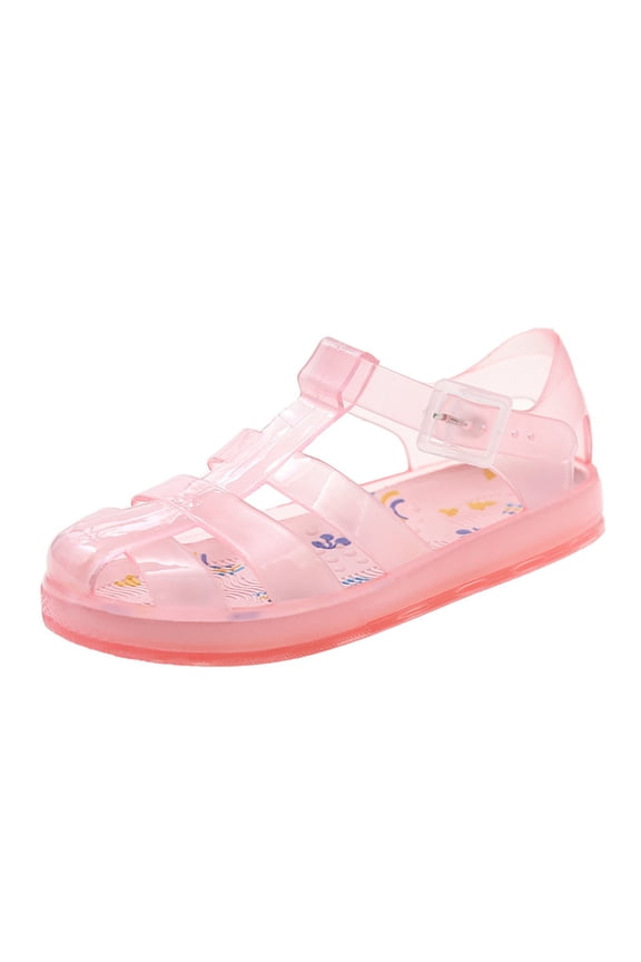 Girls Roman Style Sandals, Soft Sole Open Toe Princess Shoes for Toddlers, Breathable Summer Sandals for 1-6