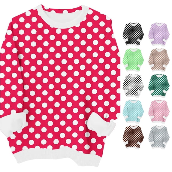 Girls Romper Jumpsuit for Everyday Wear featuring Dot Print Cozy Pullover Lightweight -Piece Outfit for Toddlers and Kids 1-7 on Platform