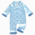 thumbnail image 1 of Girls Romper Long Sleeve One-Piece Jumpsuit Clothes, 1 of 6