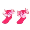 thumbnail image 1 of Girls Ruffle Ankle Socks Mesh Frilly Cute Short Socks Causal Plain Socks for Daily Wear, 1 of 4