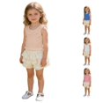thumbnail image 1 of Girls Ruffle Sleeveless Top Fashion Casual Blouse for Kids and Girl Shirts 4t 6-7 Years, 1 of 5