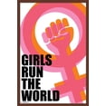 thumbnail image 1 of Girls Run The World! Wall Poster, 22.375" x 34", Framed, 1 of 2