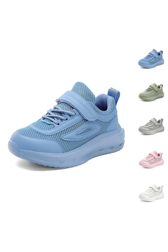 Girls Running Shoes Girls' Sneakers Children's Net Breathable Solid Color Flying Woven Sports Shoes For Boys And Girls School Casual Lightweight Soft Soled Shoes