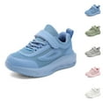 thumbnail image 1 of Girls Running Shoes Sneakers Girl Children's Net Breathable Solid Color Flying Woven Sports Shoes For Boys And Girls School Casual Lightweight Soft Soled Shoes, 1 of 7