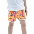 thumbnail image 1 of Girls Running Shorts Leopard/Floral Print Athletic Shorts with Drawstring Summer Shorts for Girls (Yellow 3 Year), 1 of 6