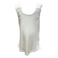 thumbnail image 1 of Girls Rustic Chic Fashion Lace Racerback Glam Tank Top (6X, Mint/White), 1 of 1