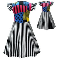 Girls Sally Princess Costume Birthday Party Dress Christmas Cosplay Outfits