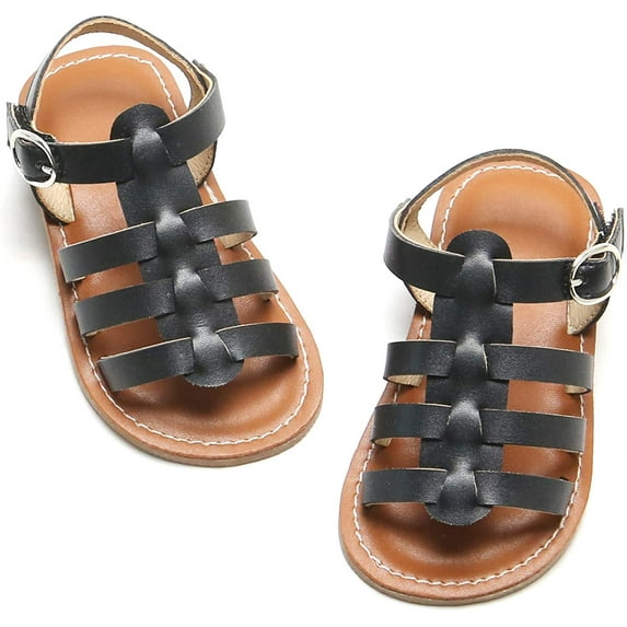 Girls Sandal Open toe Strap Toddler Summer Shool Flats