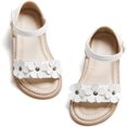 thumbnail image 1 of Girls Sandal Open toe Strap Toddler Summer Shool Flats, 1 of 6