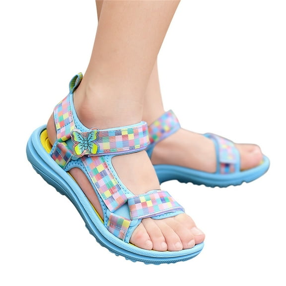 Girls Sandals,Children Sandals Fashion Breathable Thick Soled Summer Sandals Lightweight Soft Soled Children Sandals,Toddler Girl Sandals/Toddler Boy Sandals(Color:Yellow,Size:1)