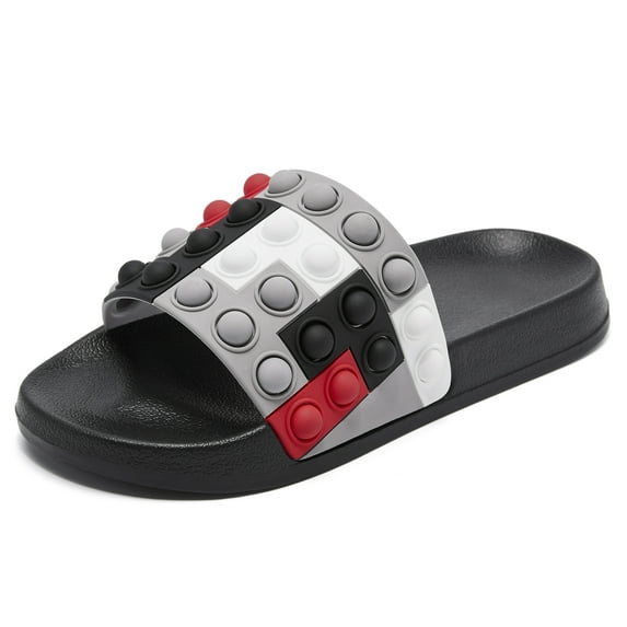 Girls' Sandals Comfort Boys Pillow Slides Kids Slippers For House Shower Beach Non-Slip