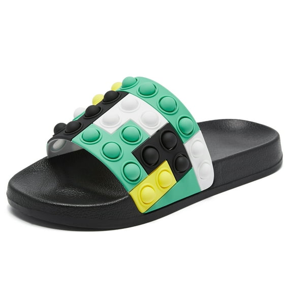Girls' Sandals Comfort Boys Pillow Slides Kids Slippers For House Shower Beach Non-Slip