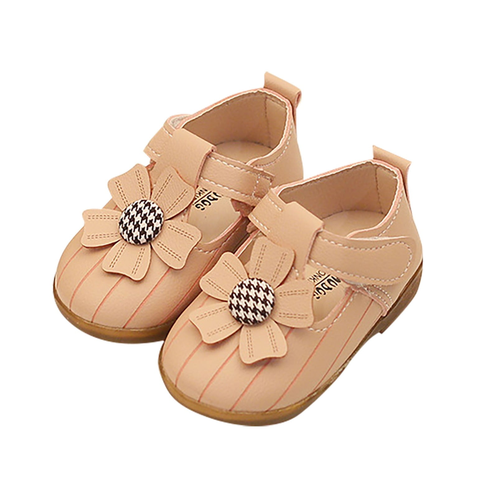 Girls Sandals Flower Pattern Open-Toe Strap Soft Flat Sole Comfortable  Princess Shoes For Girl Size 36;11-11.5 Y - Walmart.com