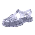 thumbnail image 1 of Girls Sandals Jelly Material Hollow Out Open Toe Sandals Classic Roman Style Lightweight Shoes For Beach Play ,5-5.5 Years, 1 of 5